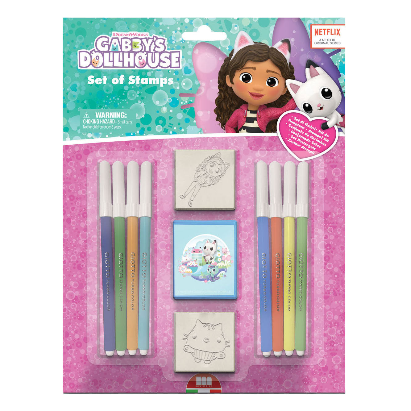 Gabby's poppenhuis stempelset, 11dlg.
