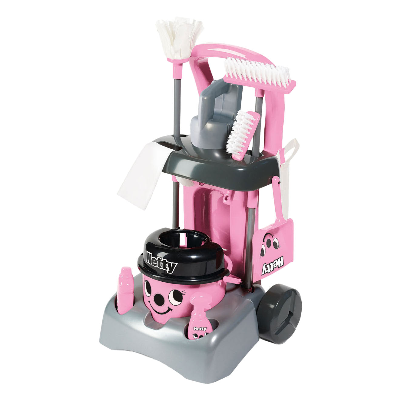 casdon casdon schoonmaak trolley hetty deluxe speelset