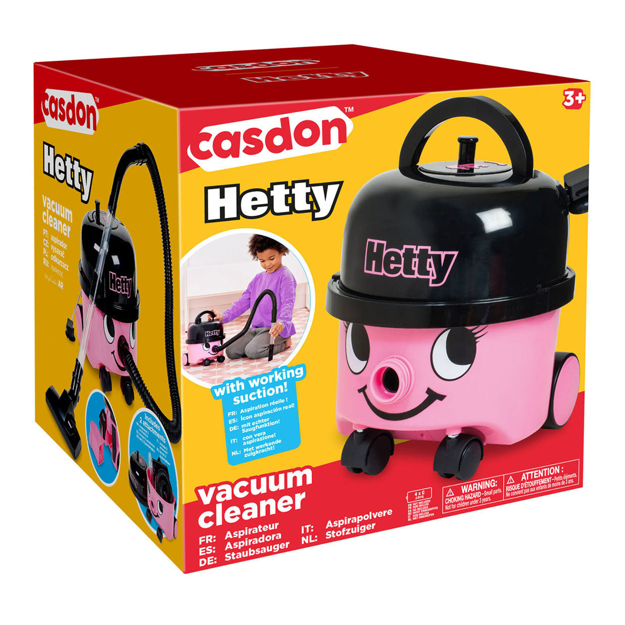 casdon hetty speelgoed stofzuiger