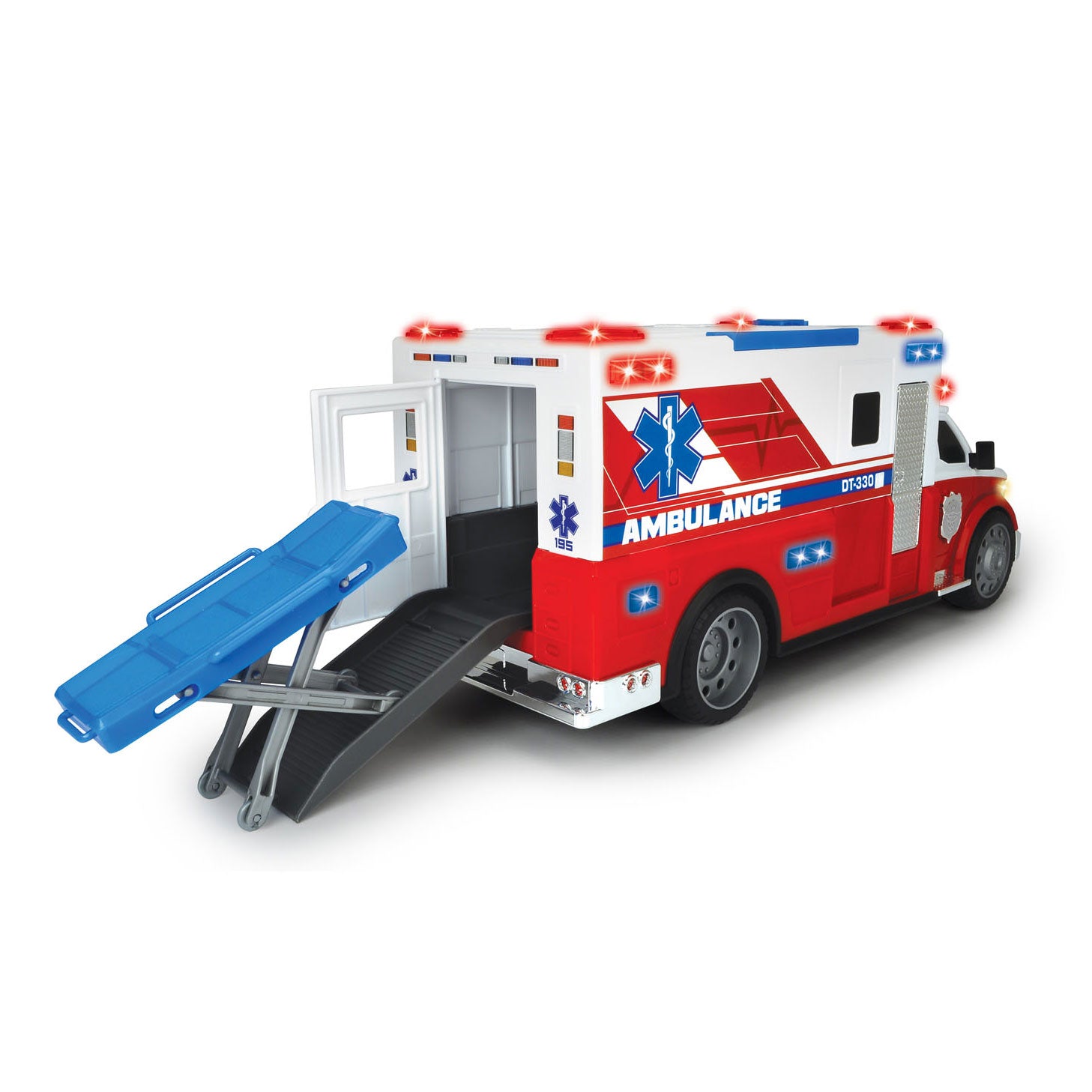 Dickie ambulance met licht en geluid