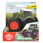 Dickie toys fendt monster tractor met frictie 9 cm