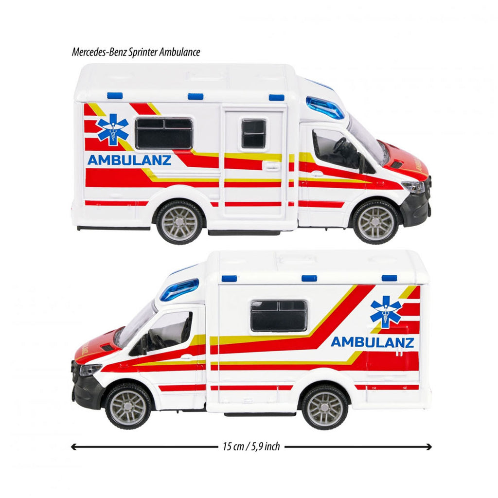 Majorette mercedes-benz sprinter ambulance auto