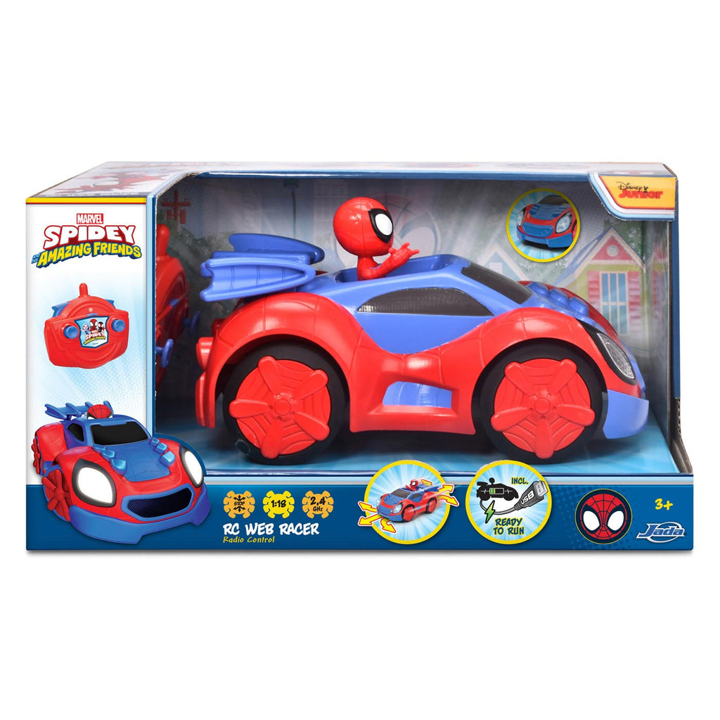 Jada toys jada rc spidey web racer bestuurbare auto
