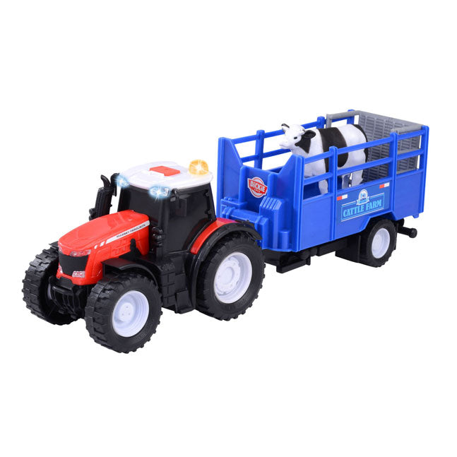 dickie massey ferguson tractor met dierentrailer