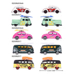 Majorette volkswagen the originals speelauto's, 5st.