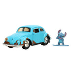 Stitch met volkswagen beetle die cast 1:32
