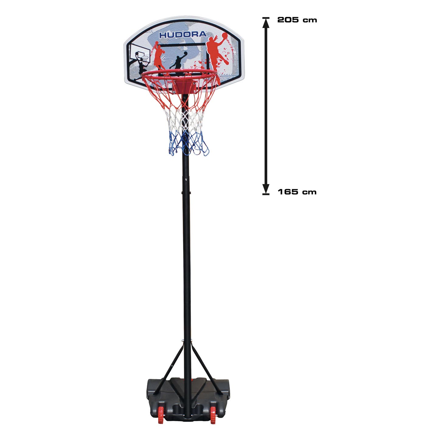 hudora basketbalstandaard all stars