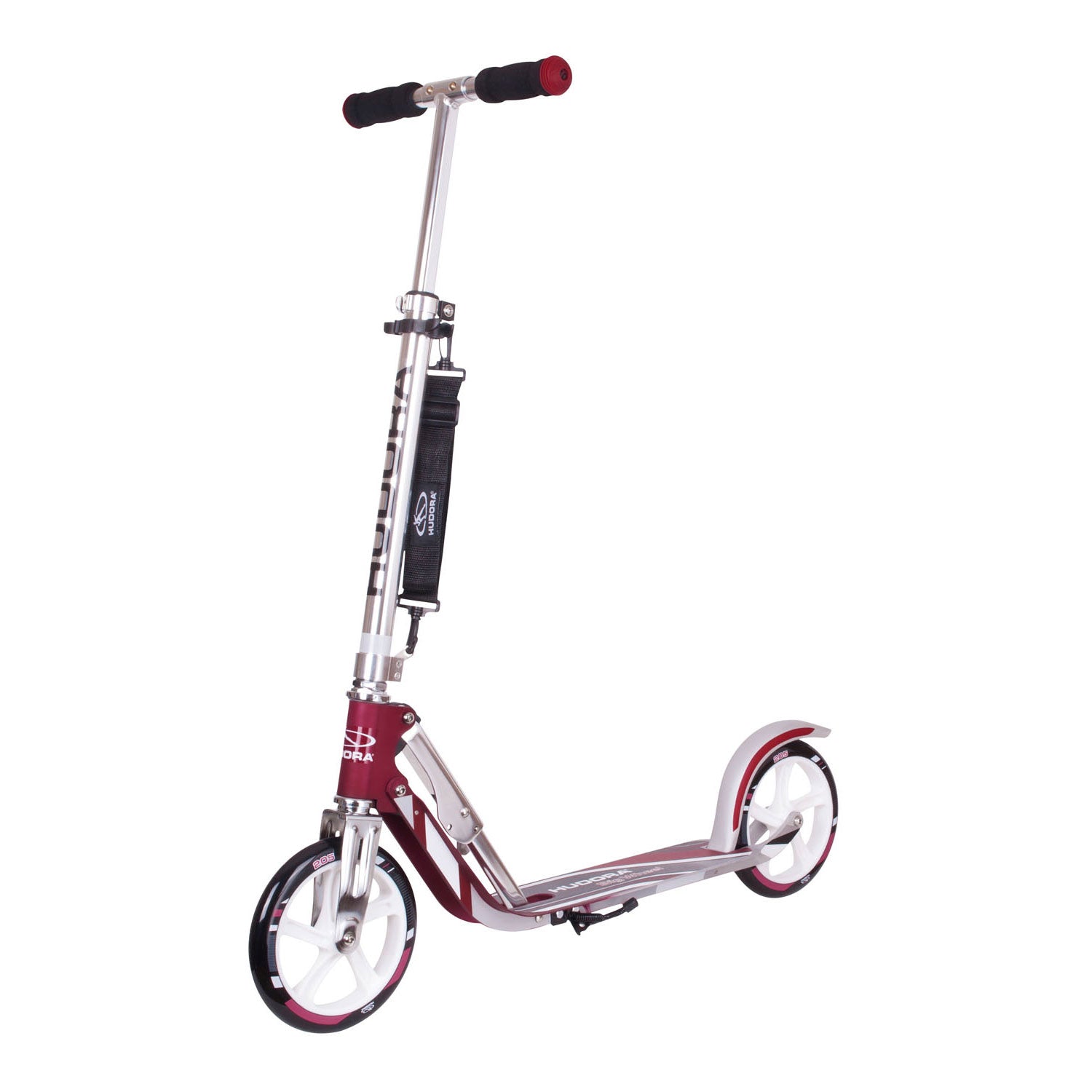 Hudora scooter big wheel rx205 step - magenta zilver