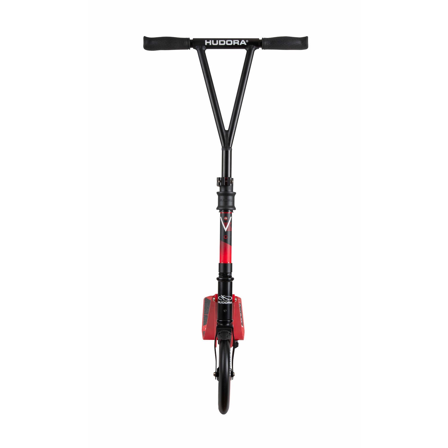 Hudora BigWheel 205 met V-vormig Stuur Rood