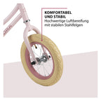 hudora loopfiets vintage roze