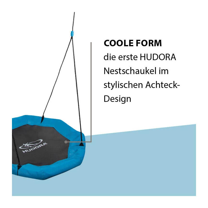 Hudora nestschommel octagon 90