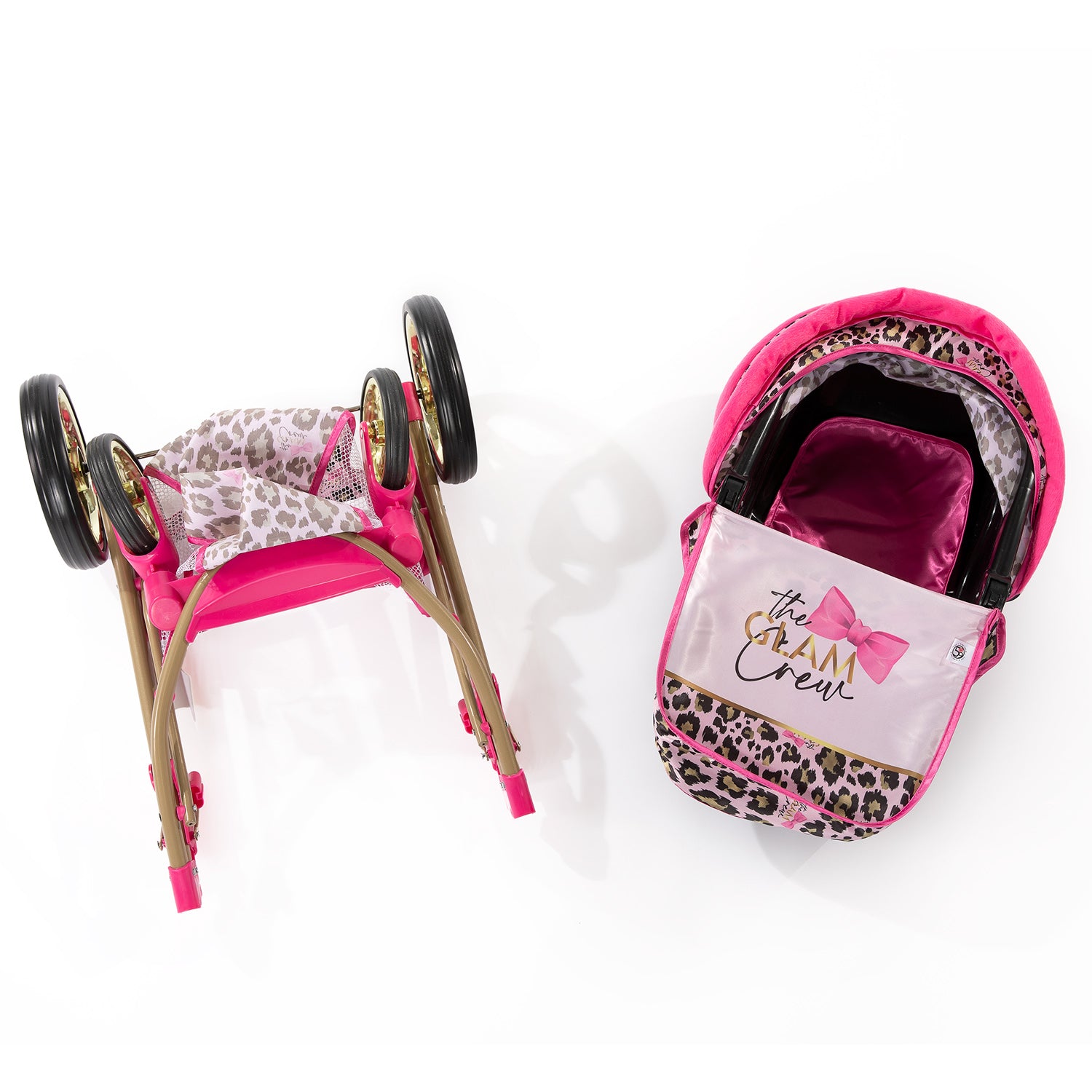 Poppenwagen 2 in 1 bella the glam crew