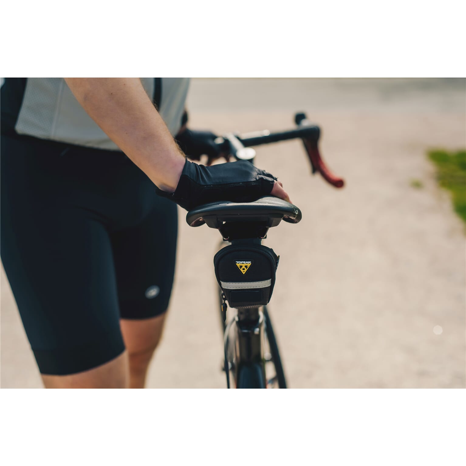 Topeak Aero WP M Zadeltas - Zwart, Polyester, Racefiets, 0,98L