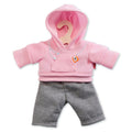 Heless poppen jogging outfit - roze, 28-33 cm