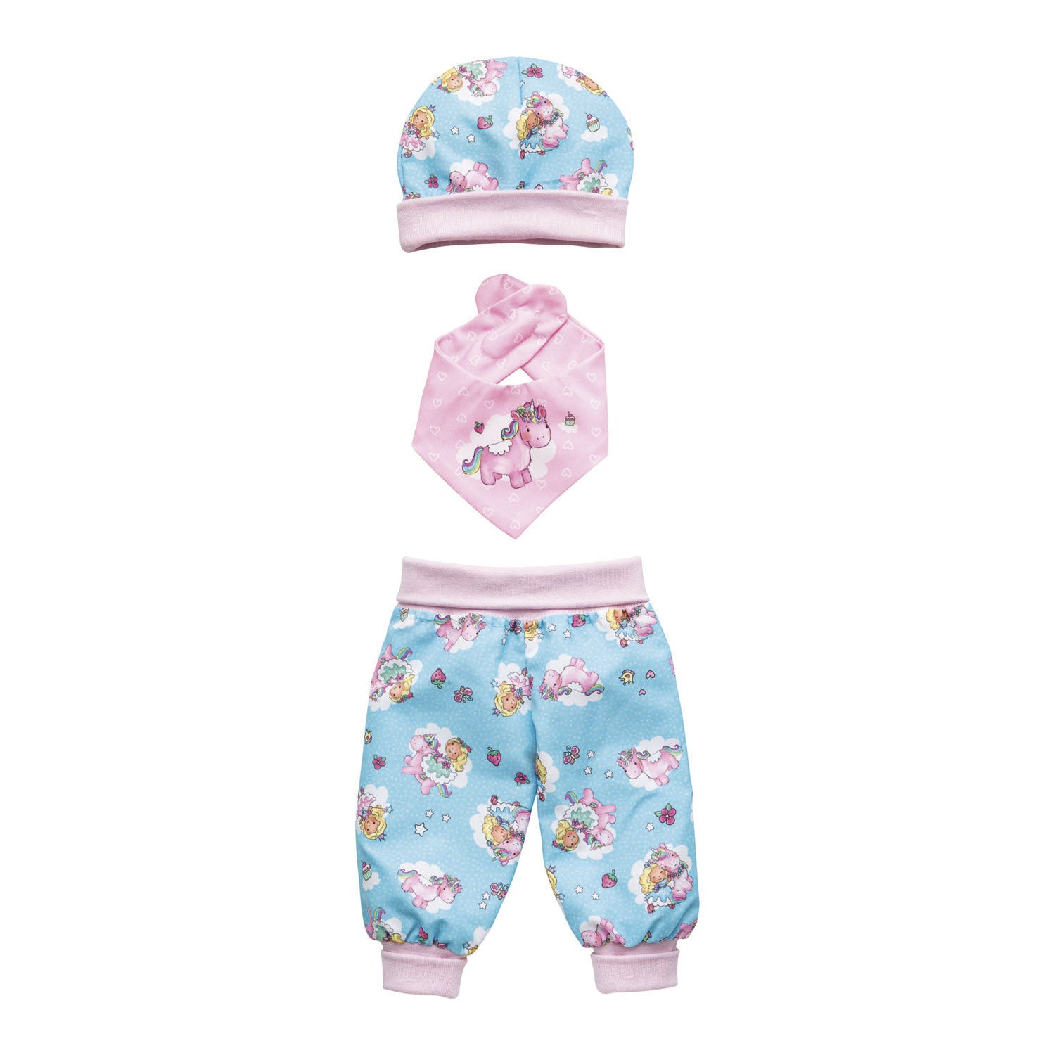 Heless poppenoutfit eenhoorn, 28-35 cm