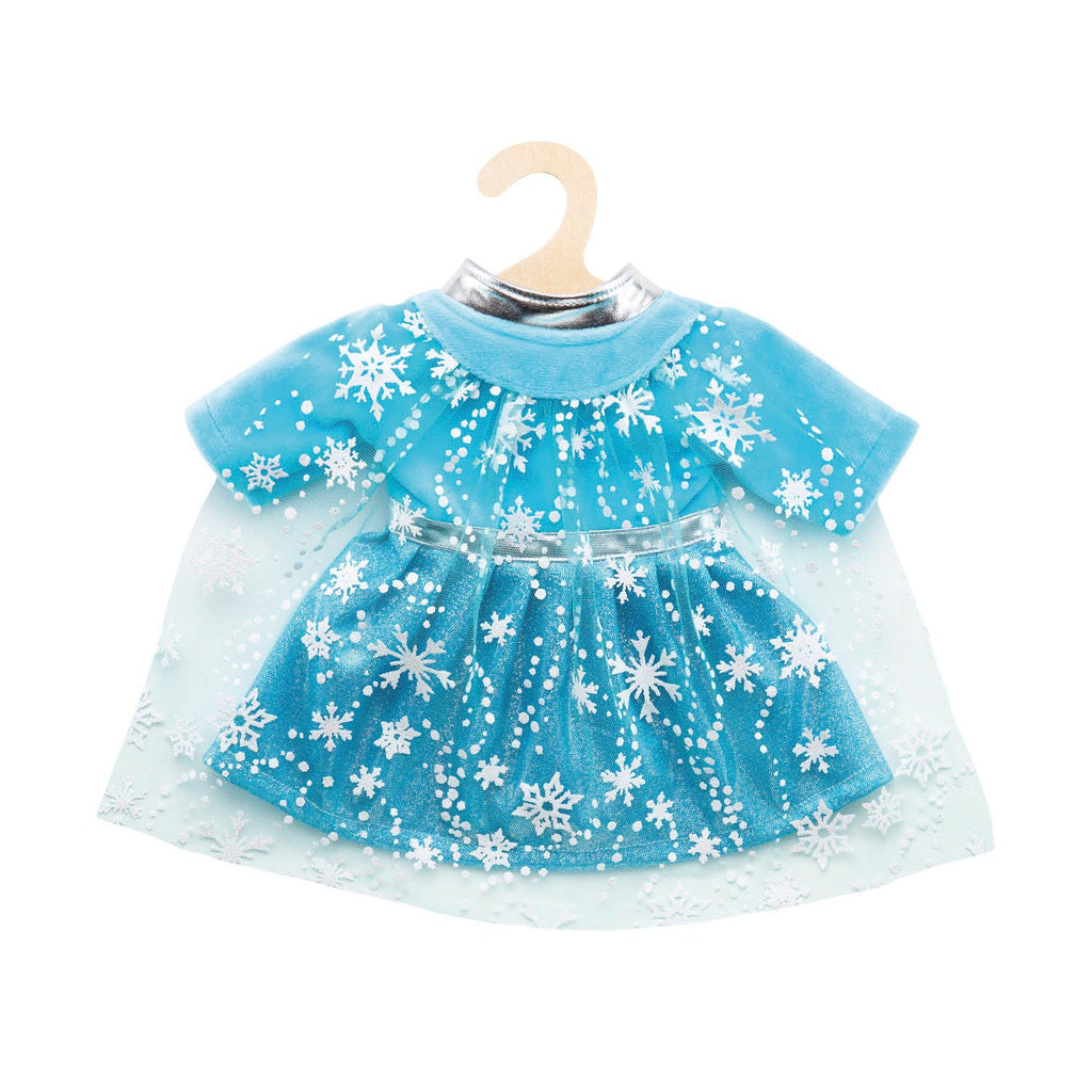 Heless poppenjurk ijsprinses met cape, 35-45 cm