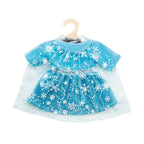 Heless poppenjurk ijsprinses met cape, 35-45 cm
