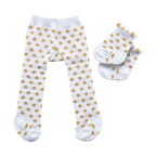 Heless maillot met sokken goud stip (28-35cm)