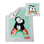 Heless poppendeken pinguin met kussen