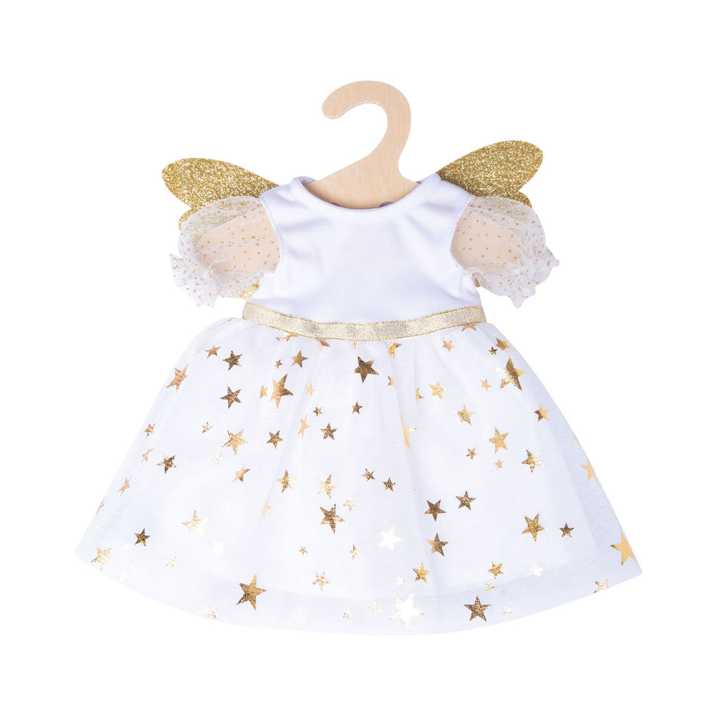 Heless poppenjurk engel met sterren, 28-35 cm