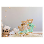Heless knuffel pluche teddy rainbow, 22cm