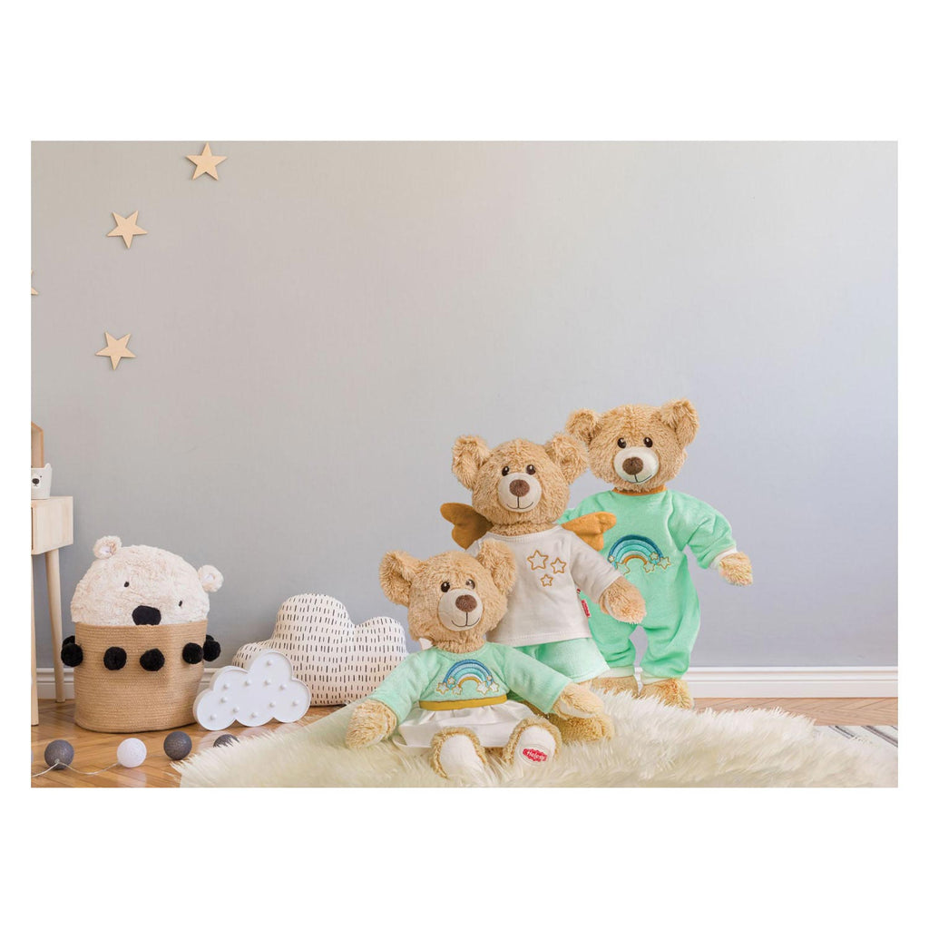 Heless knuffel pluche teddy rainbow, 32cm