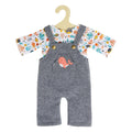 Heless poppentuinbroek met t-shirt roze walvis, 35-45 cm