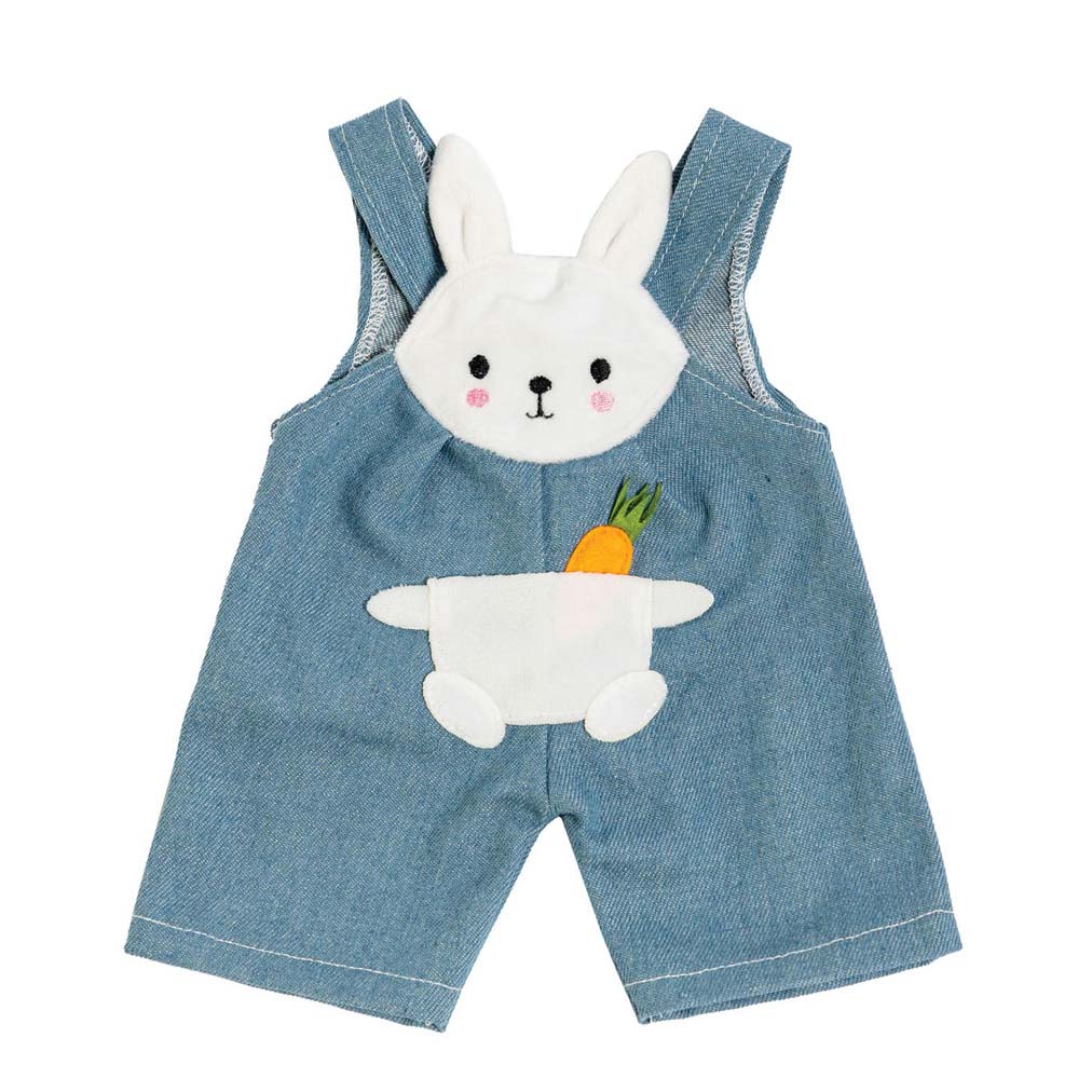 Heless poppen tuinbroek met gestreept shirt bunny lou, 28-35 cm
