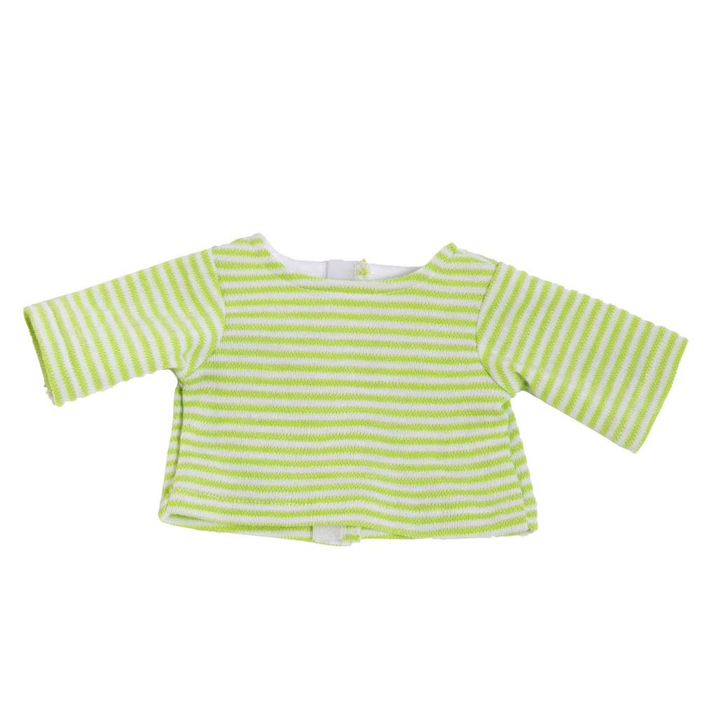 Heless poppen tuinbroek met gestreept shirt bunny lou, 28-35 cm