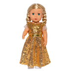 Heless poppenjurk golden star, 28-35 cm