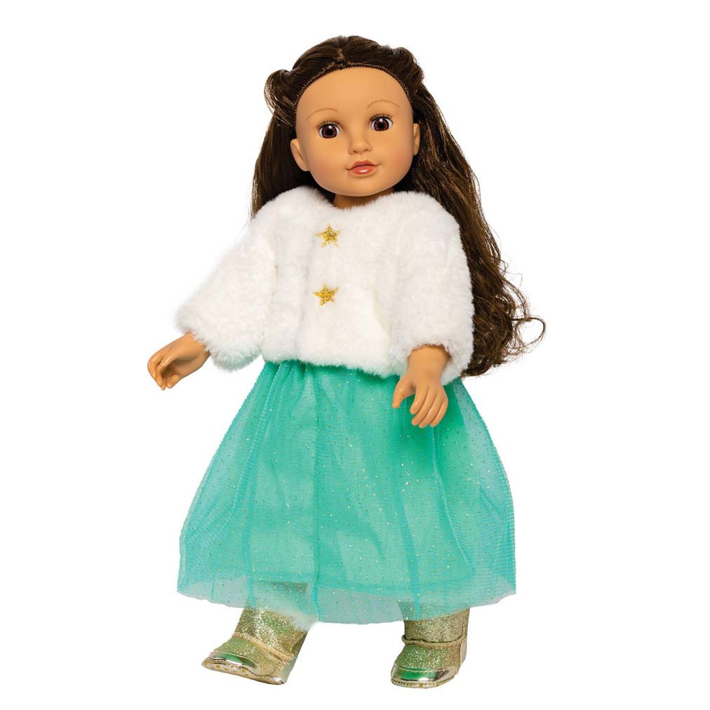 Heless pluche jas yuki met tule rok (28-35cm)