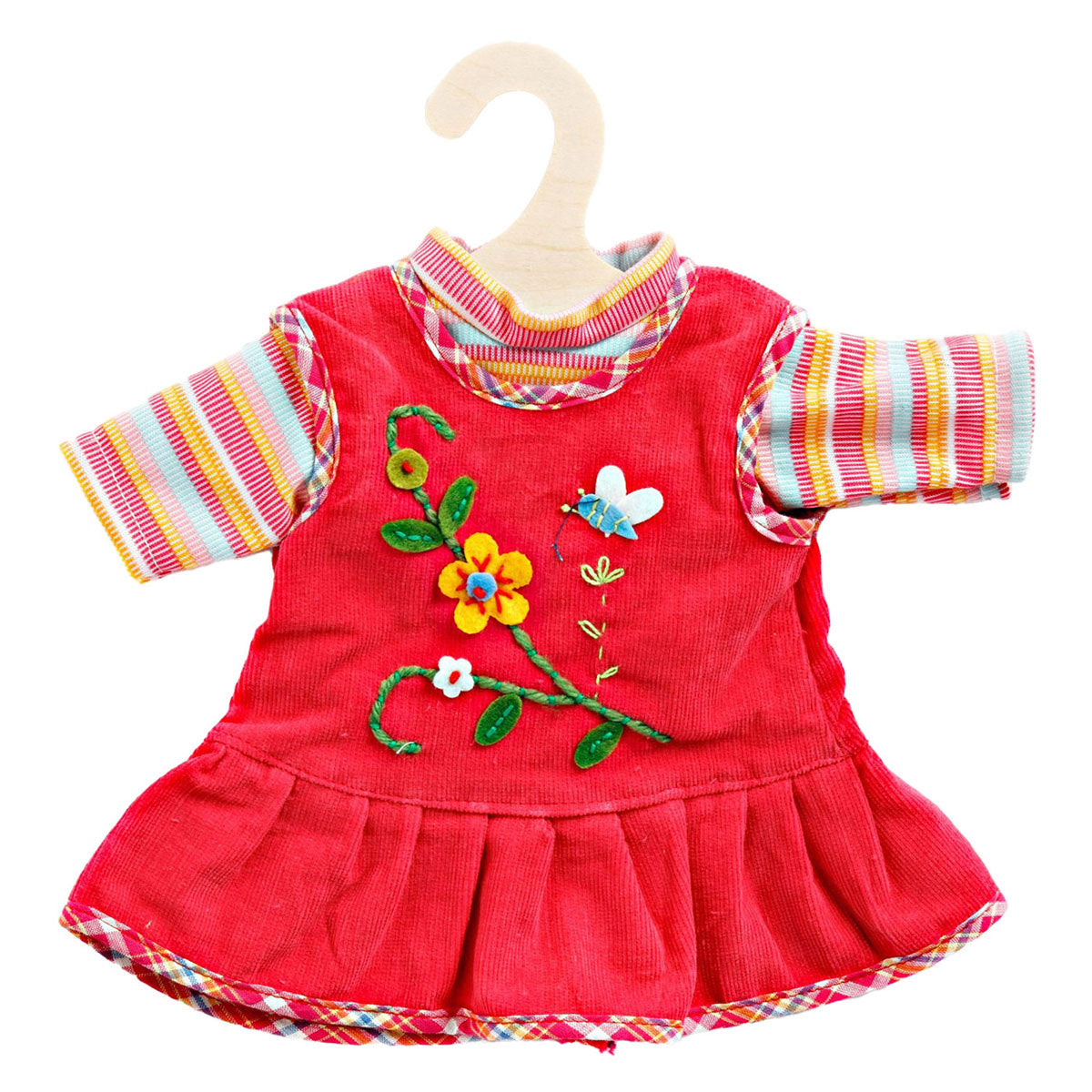 Heless Trendy Poppenjurk met T-shirt Blauw, 28-35 cm
