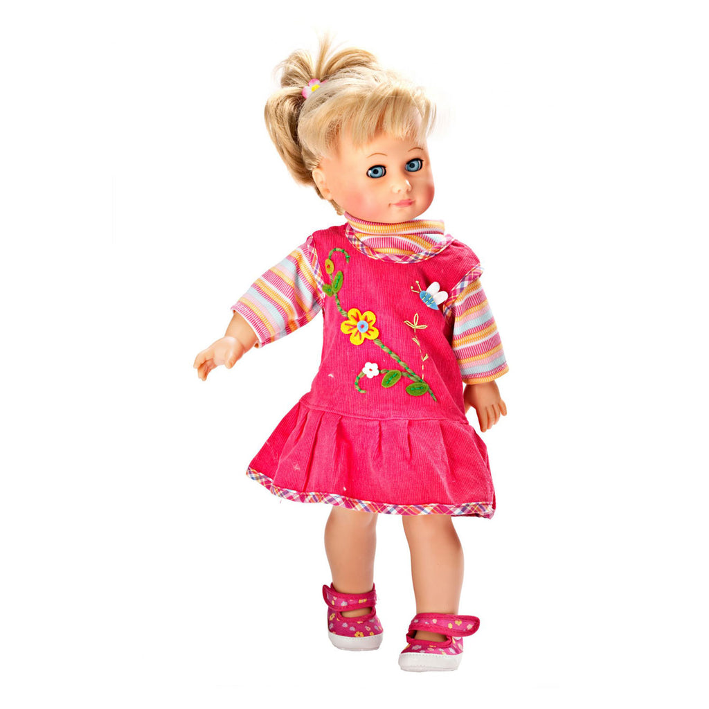 Heless Trendy Poppenjurk met T-shirt Blauw, 28-35 cm
