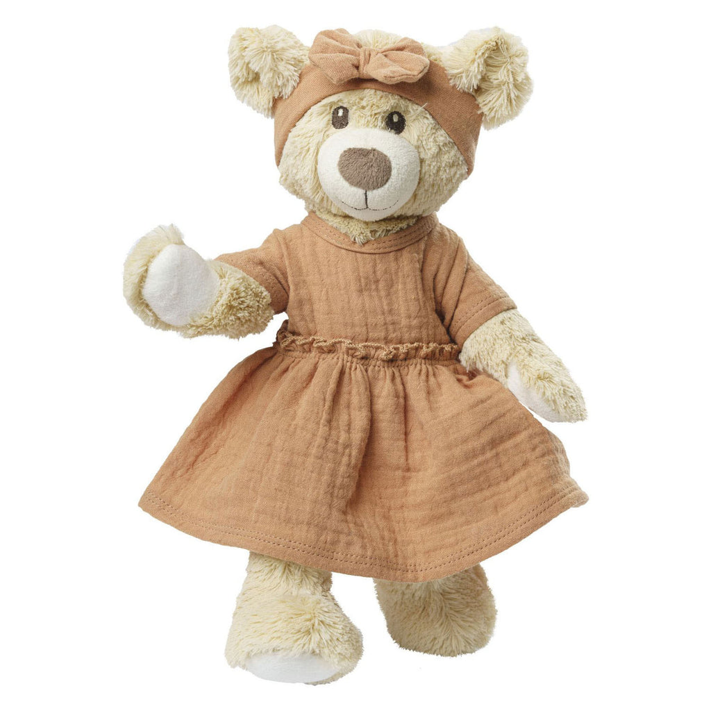 heless poppenjurk bruin met ruches, 35-45 cm