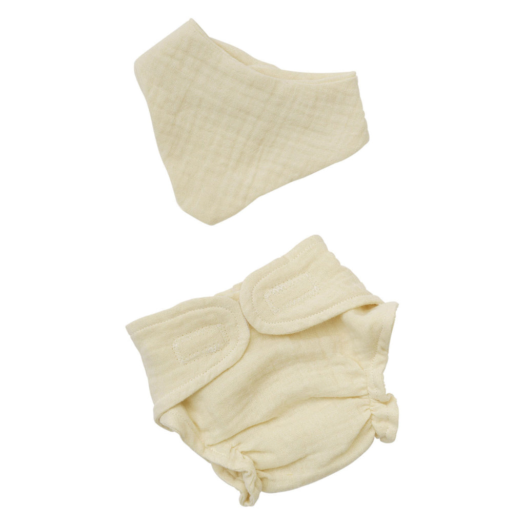 heless poppen babyset ecru, 28-35 cm
