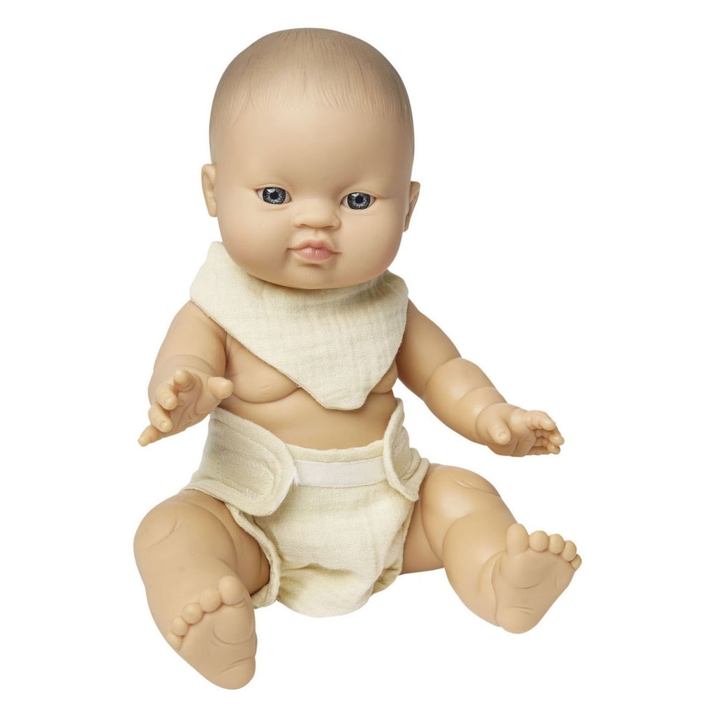 heless poppen babyset ecru, 28-35 cm