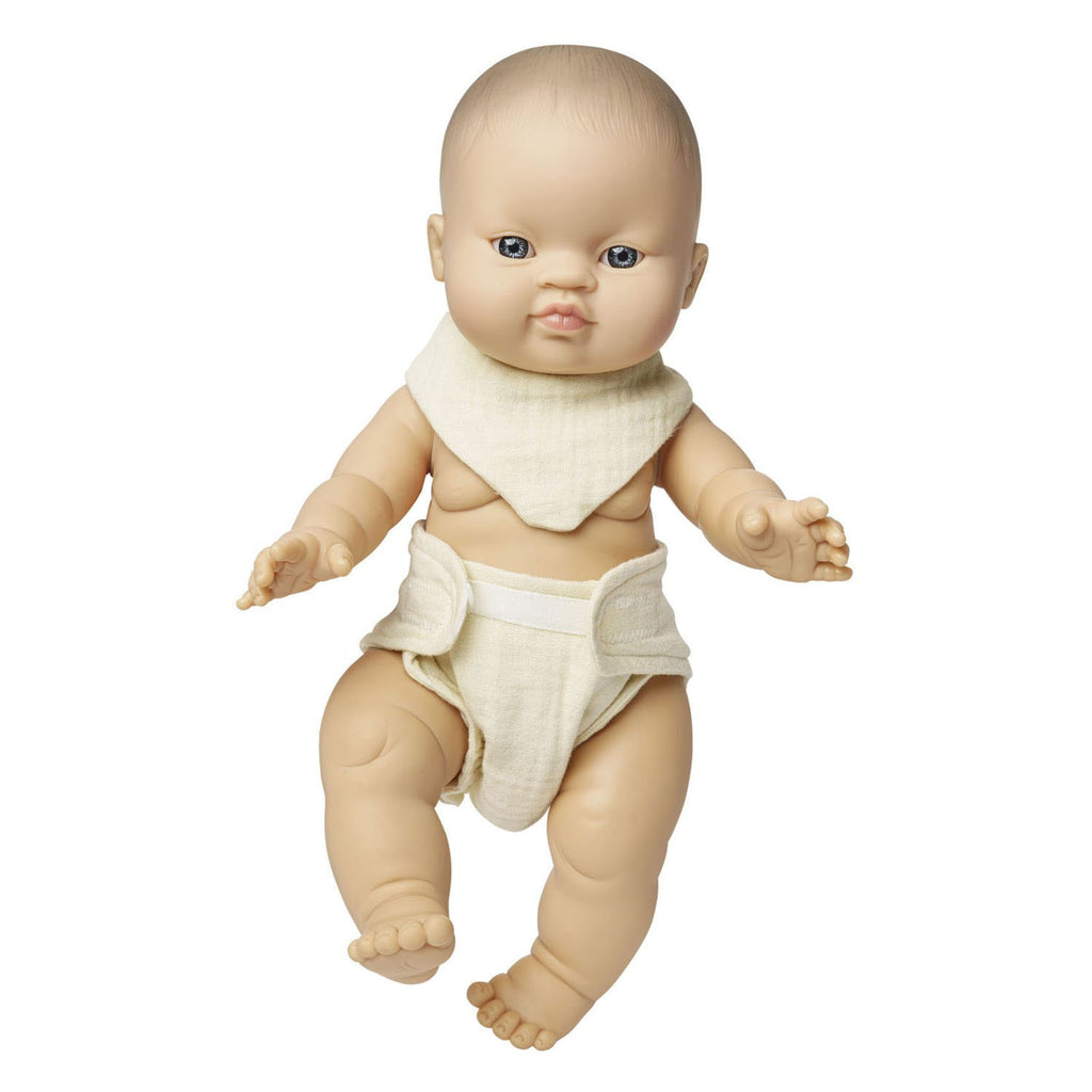 heless poppen babyset ecru, 28-35 cm
