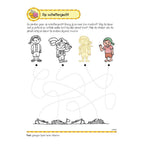 Deltas oefenboek met stickers-eerste schrijf
