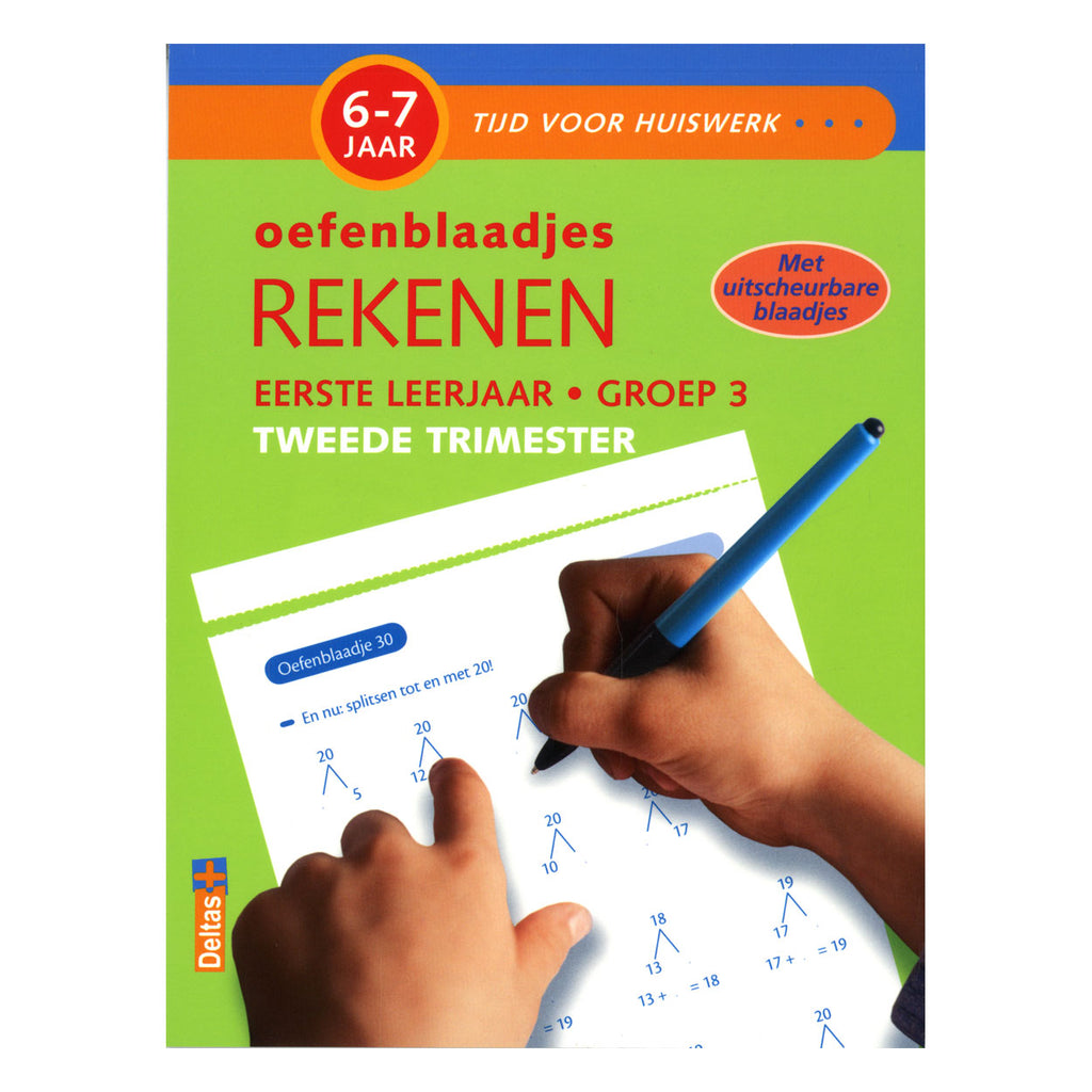 Deltas oefenblaadjes rekenen (6-7 j.) tweede trimester