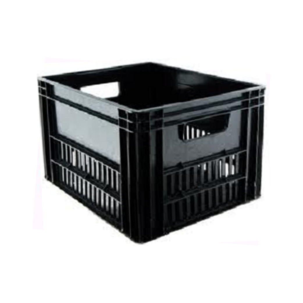 fietskrat zwart 40 liter