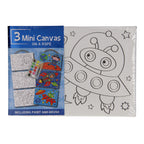 Wins holland canvas schilderset wilde dieren, set van 3 stuks