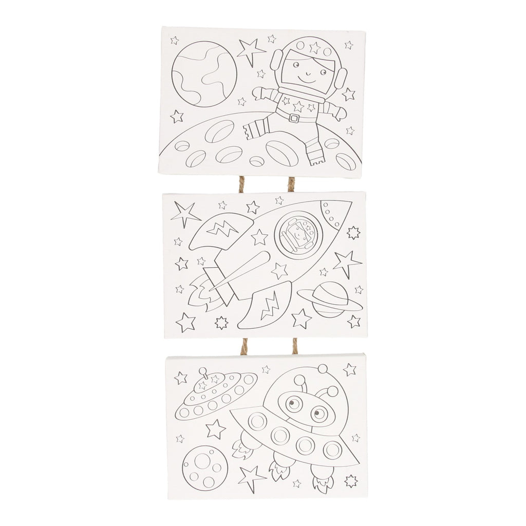 Wins holland canvas schilderset wilde dieren, set van 3 stuks