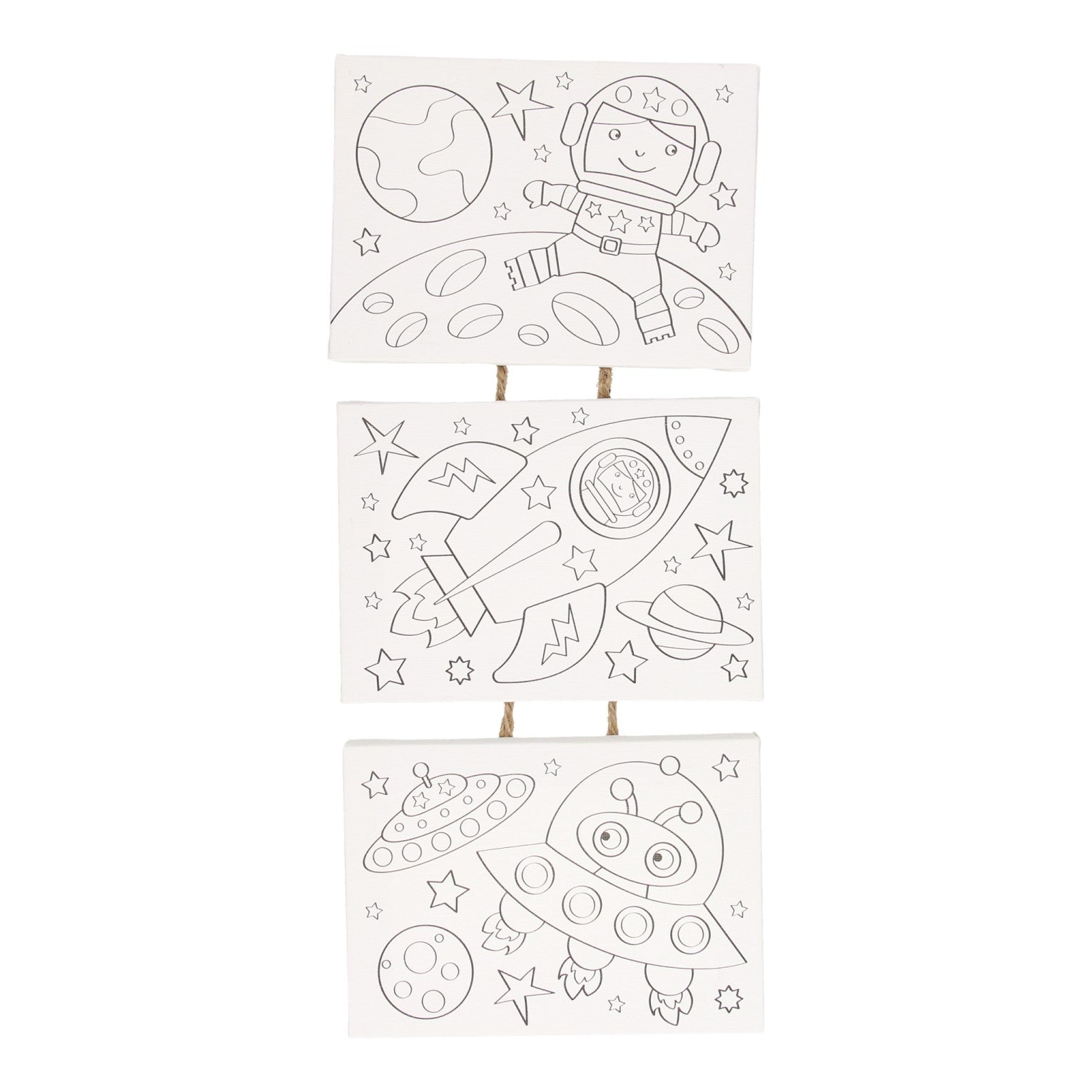 Wins holland canvas schilderset wilde dieren, set van 3 stuks