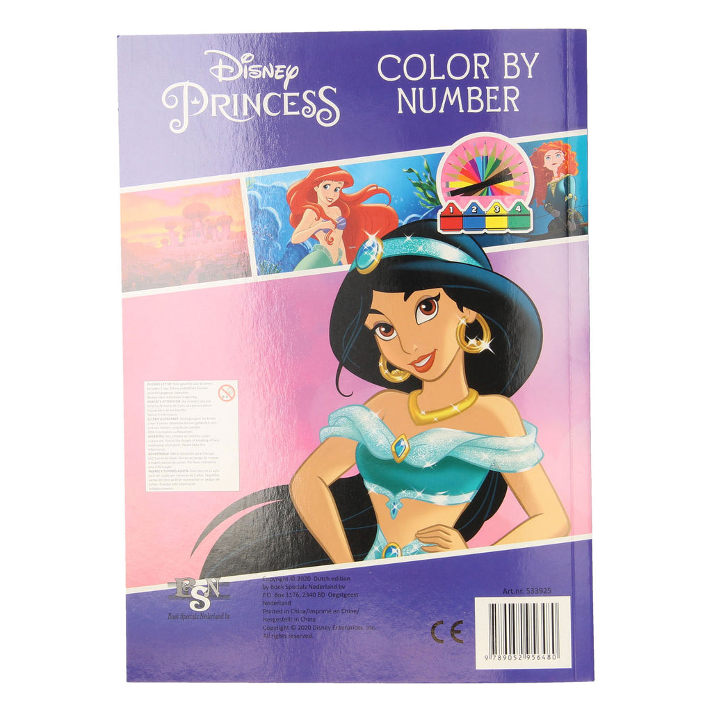 Boek specials nederland bv kleuren op nummer - prinsessen