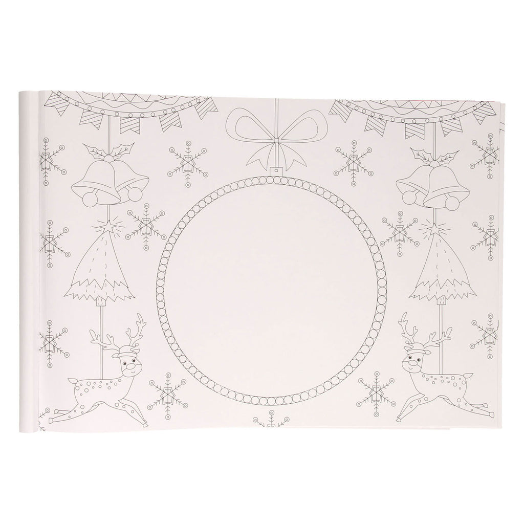 Wins holland kleurboek placemat kerst, 12st.