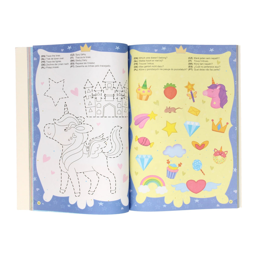 Kleur- en activiteitenboek + stickers