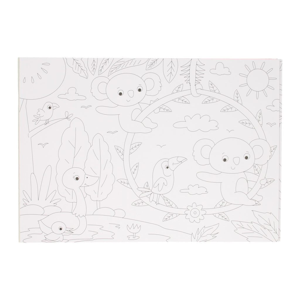 Wins holland placemat kleurboek - jungle