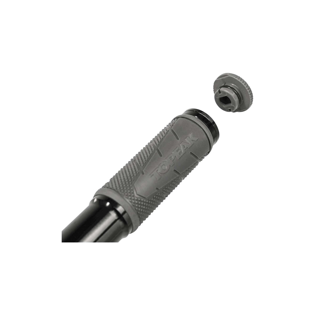 Topeak minipomp race rocket hp all black zwart