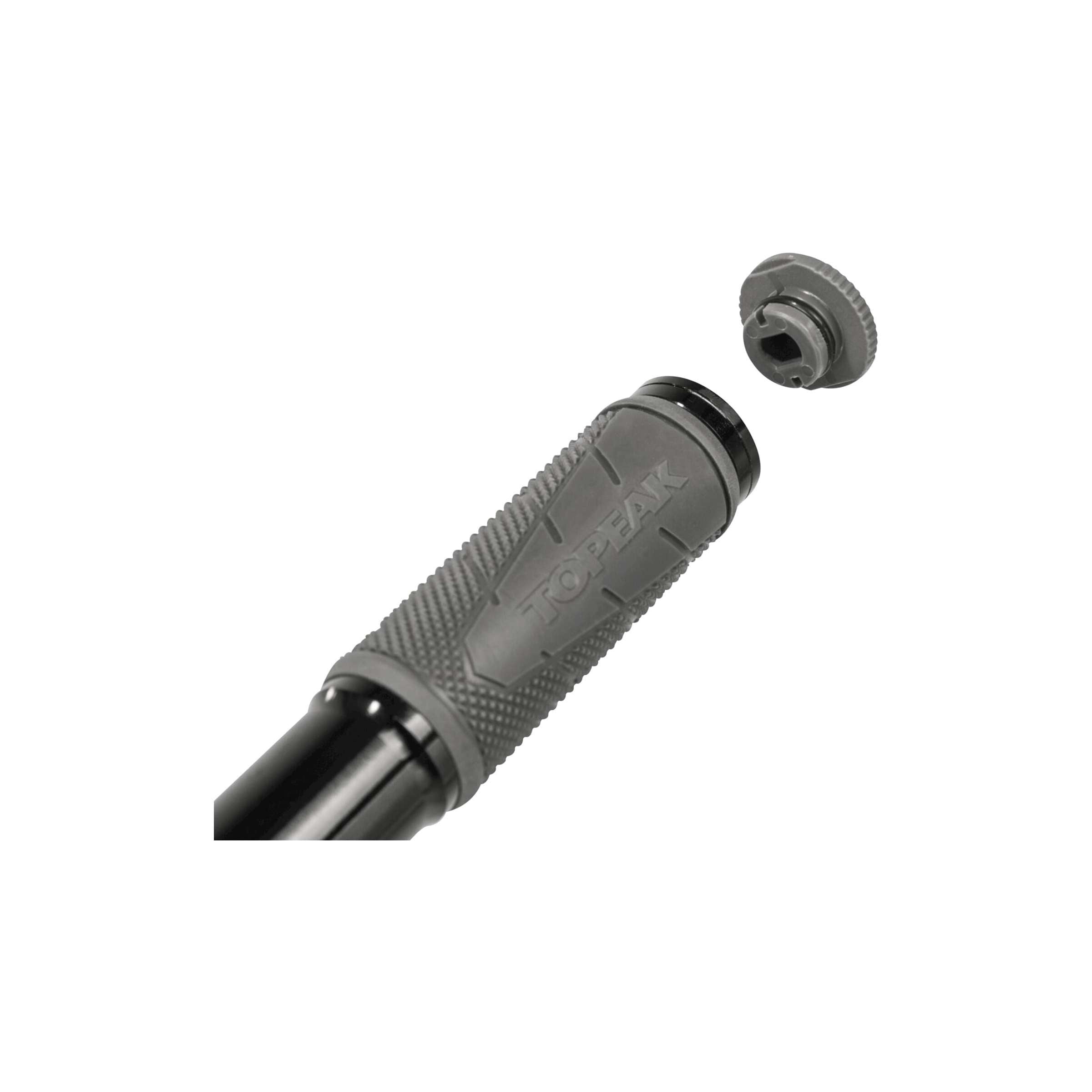 Topeak minipomp race rocket hp all black zwart