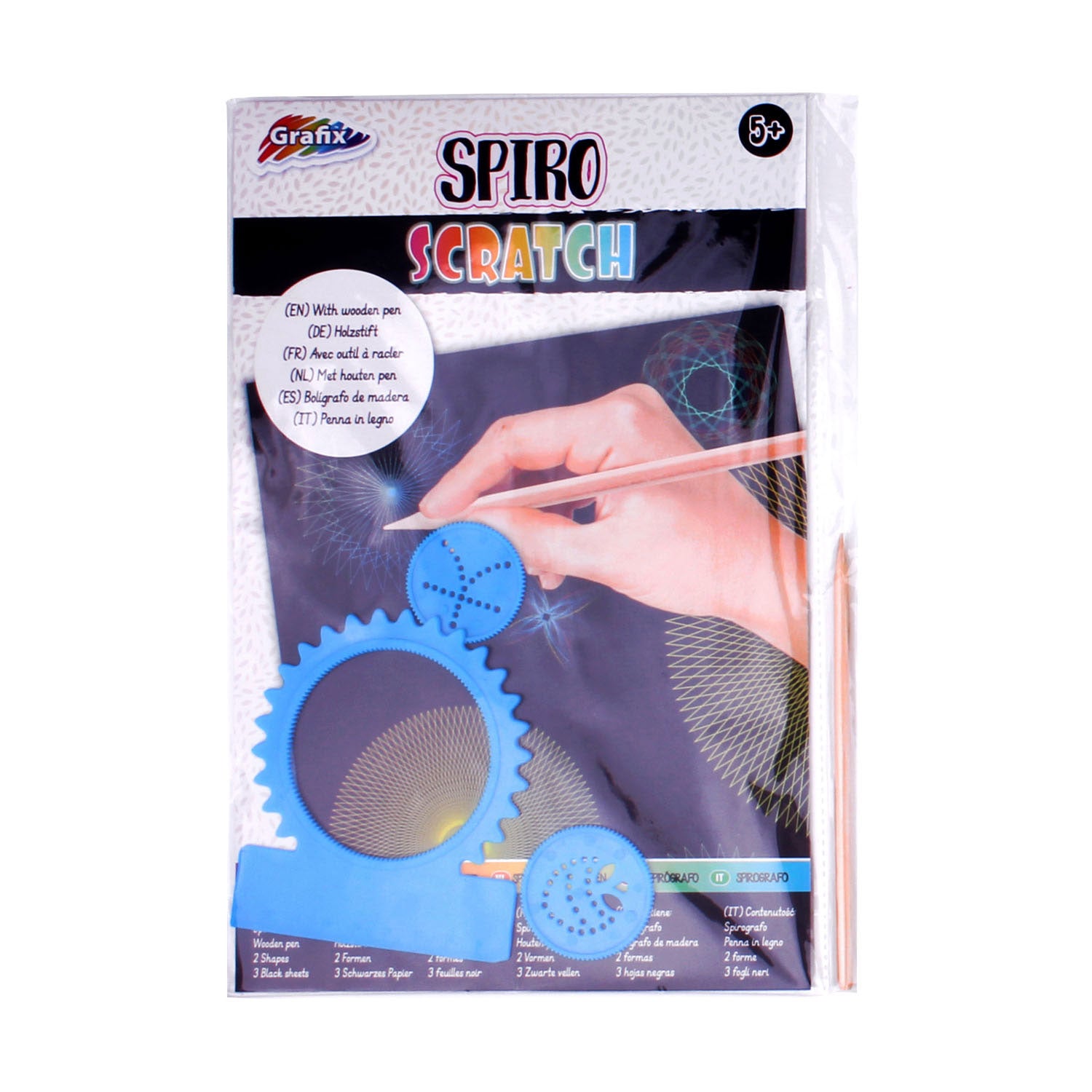 Grafix a4 kraskunst spiro 27,5x15cm